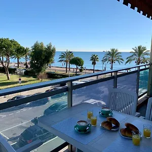 Studio F1 Vue Mer A 30m Des Plages Cagnes-sur-Mer